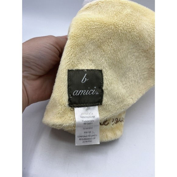 B Amici Baby Security Blanket Lovey Cow jumped over the MOON soft plush infant - Picture 4 of 5